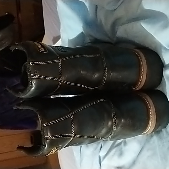 Men's Caterpillar Steel Toe Boots Size 14 - Picture 6 of 12